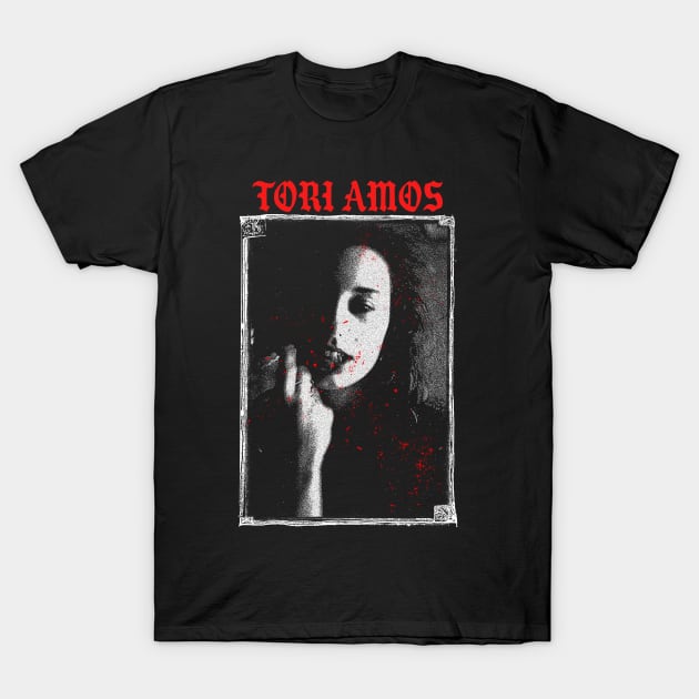 Tori Amos Metal T-Shirt by Noisyloud